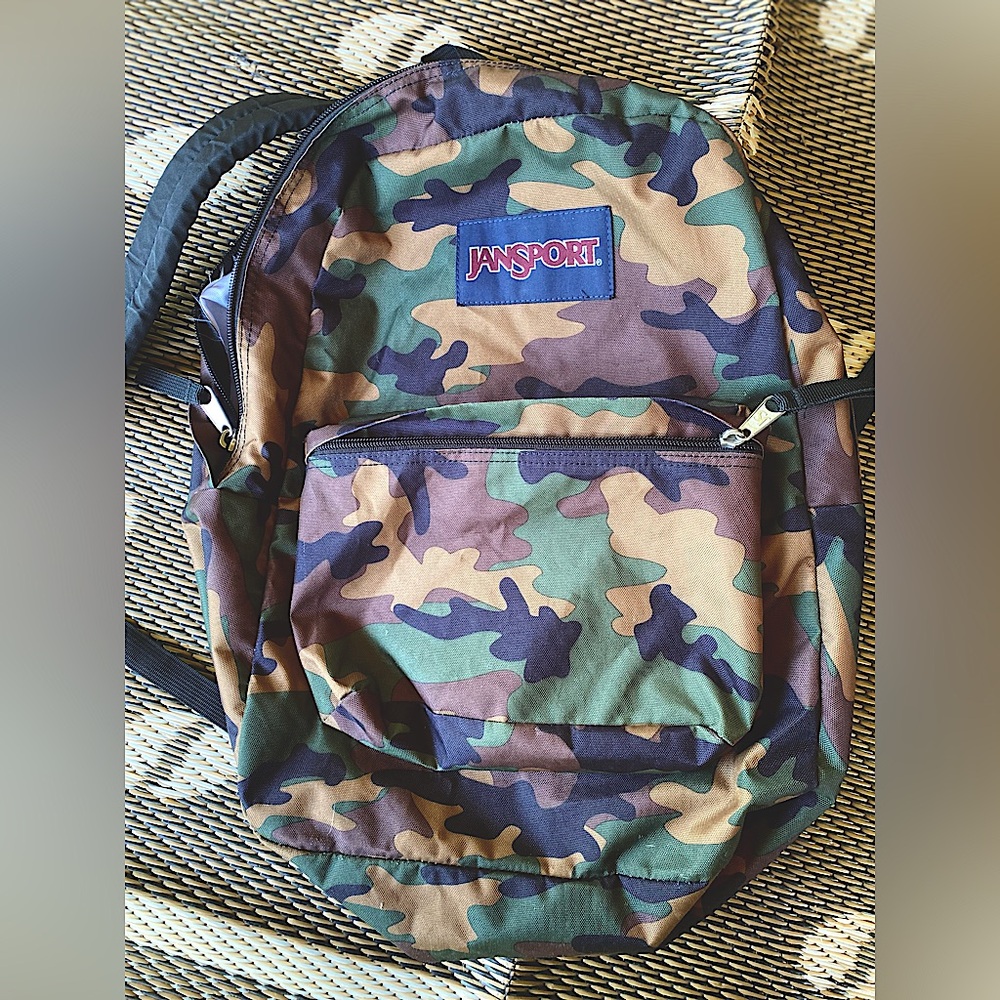 jansport camo backpack